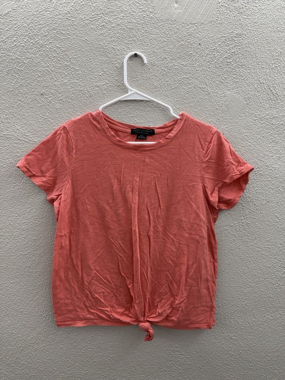Social Standards by Sanctuary Womens Shirt Size Medium Pink Short Sleeve